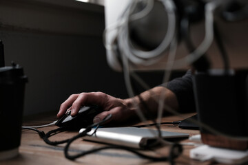 Computer work station.