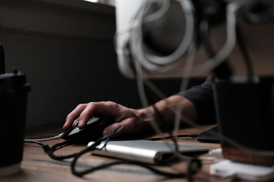 Computer work station.