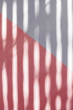 Blinds Shade on Pink Wall
