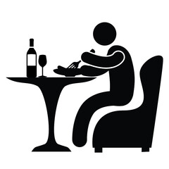 Eat something good for breakfast - QR Code design template with hidden text inside the code