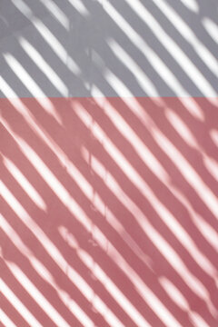 Blinds Shade on Pink Wall