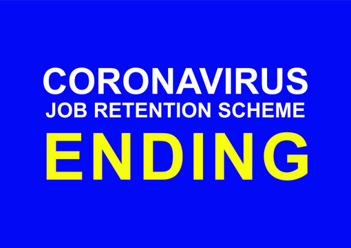 Coronavirus Job Retention Scheme Ending Vector