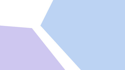 Abstract background, two elements in pastel blue and lilac colors, top view, high quality horizontal illustration.