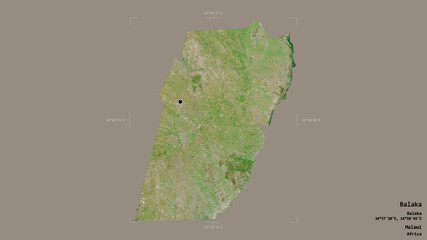 Balaka - Malawi. Bounding box. Satellite © Yarr65
