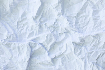 White paper wrinkled texture for background and copy-space
