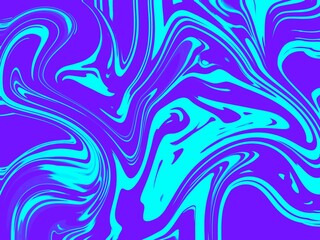liquid colors banner, illustration