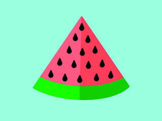 watermelon background, vector