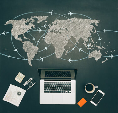 Planning a trip searching flights on the web