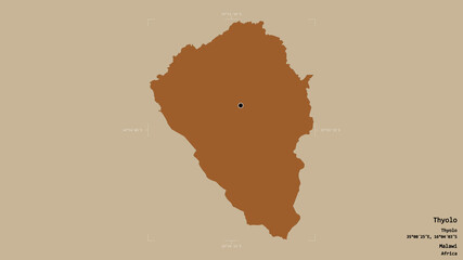 Thyolo - Malawi. Bounding box. Pattern