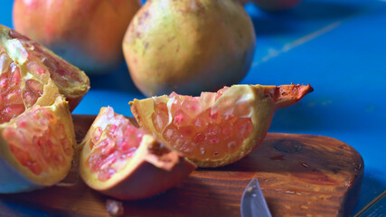 Granada fruta, el antioxidante del deseo, fruta de la pasión