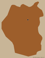 Kuala Lumpur, federal territory of Malaysia, on solid. Pattern