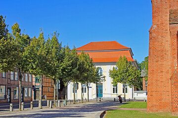 Fototapeta premium Altstadtidylle in Boizenburg (Mecklenburg-Vorpommern)