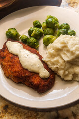 Chicken Cutlets Brussels Sprouts