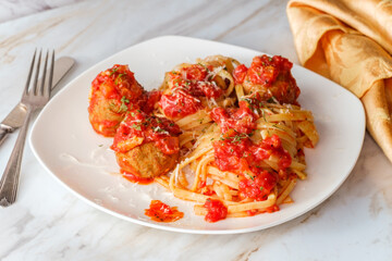 Spaghetti and Meatballs