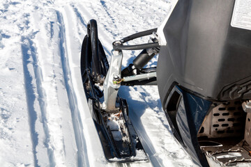 Snowmobile adventure in Yellowstone in Winter