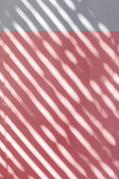 Blinds Shade on Pink Wall