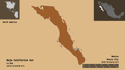 Baja California Sur, state of Mexico,. Previews. Pattern