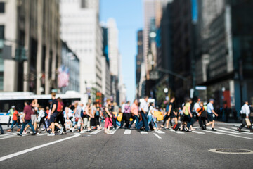 Crowd in New York City