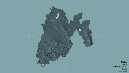 Mexico - Mexico. Bounding box. Administrative