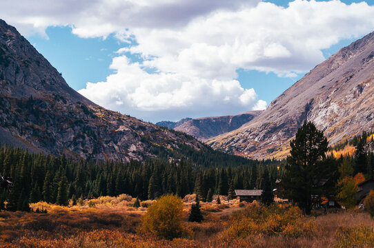 Colorado mountains on a fall day