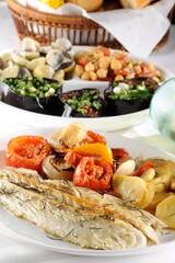 Peixe inteiro ao forno