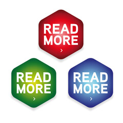 Read More hexagon label set
