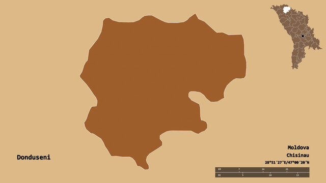 Donduseni, district of Moldova, zoomed. Pattern