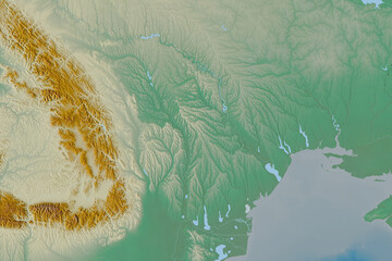 Moldova neighbourhood. Relief