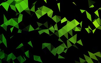 Light Green vector polygon abstract layout. A completely new color illustration in a vague style. New texture for your design.