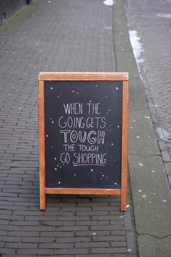 The tough go shopping