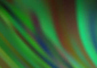 Light Green vector pattern with lamp shapes. A sample with blurred bubble shapes. Brand new design for your ads, poster, banner.