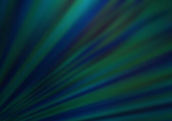 Dark BLUE vector blurred and colored template. A vague abstract illustration with gradient. The blurred design can be used for your web site.