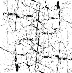 Rough black and white texture vector. Distressed overlay texture. Grunge background. Abstract textured effect. Vector Illustration. Black isolated on white background. EPS10