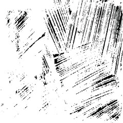 Vector brush sroke texture. Distressed uneven grunge background. Abstract distressed vector illustration. Overlay over any design to create interesting effect and depth. Black isolated on white. EPS10