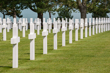 Normandy American Cemetery and Memorial, Operation Overlord,  Colleville-sur-Mer, Normandy, France
