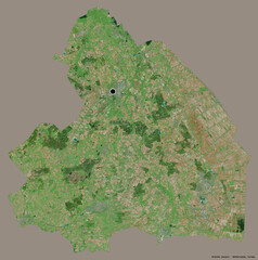 Drenthe, province of Netherlands, on solid. Satellite