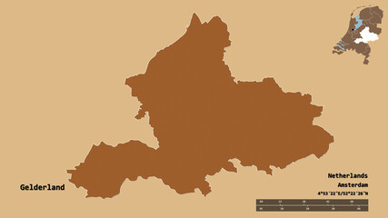 Gelderland, province of Netherlands, zoomed. Pattern