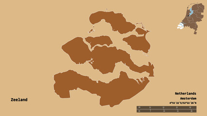 Zeeland, province of Netherlands, zoomed. Pattern