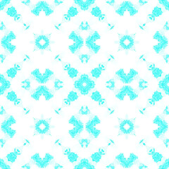 Watercolor Tile Seamless Pattern.