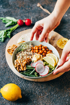 Healthy quinoa bowl