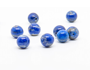 lapis lazuli beads group authentic high-quality gemstones