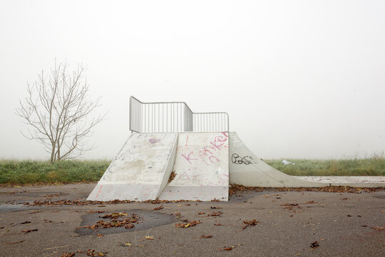 Skateramp in the middle of nowhere