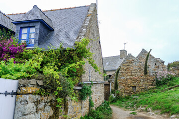 Fototapeta premium Landscape at picturesque Ile de Brehat island in Brittany, France