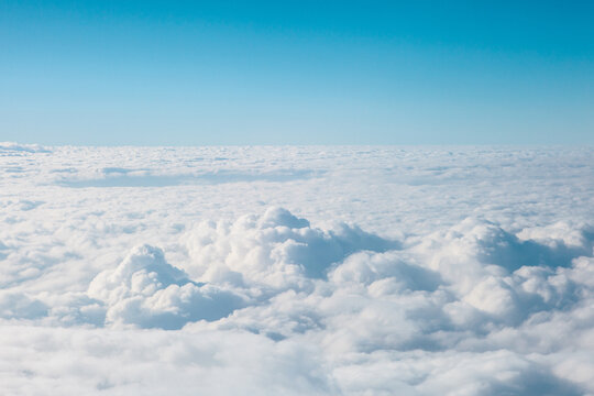 Flying above the clouds