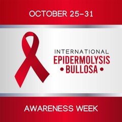 International Epidermolysis Bullosa Awareness Week Vector Illustration. Suitable for greeting card, poster and banner.