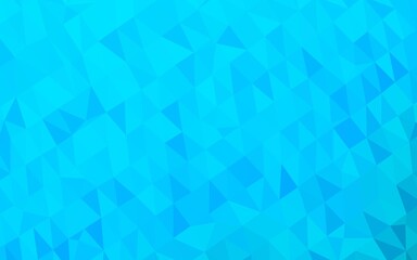 Light BLUE vector low poly cover. Brand new colorful illustration in with gradient. Completely new template for your business design.