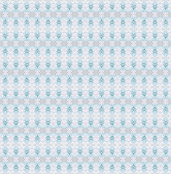 Pale blue kaleidoscope pattern