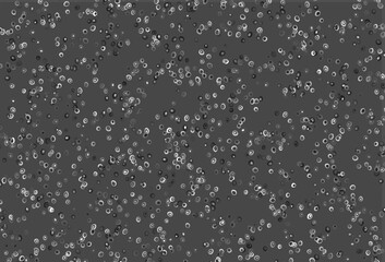 Light Silver, Gray vector template with circles.