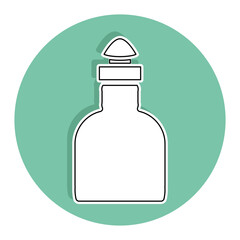 Isolated soap bottle icon. Cleaning products icon - Vector