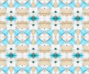 Macro of colorful kaleidoscope pattern